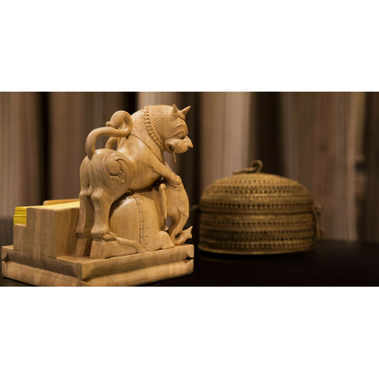 Karu ☘ Gajasimha Note Holder { Wood } ☘ 7